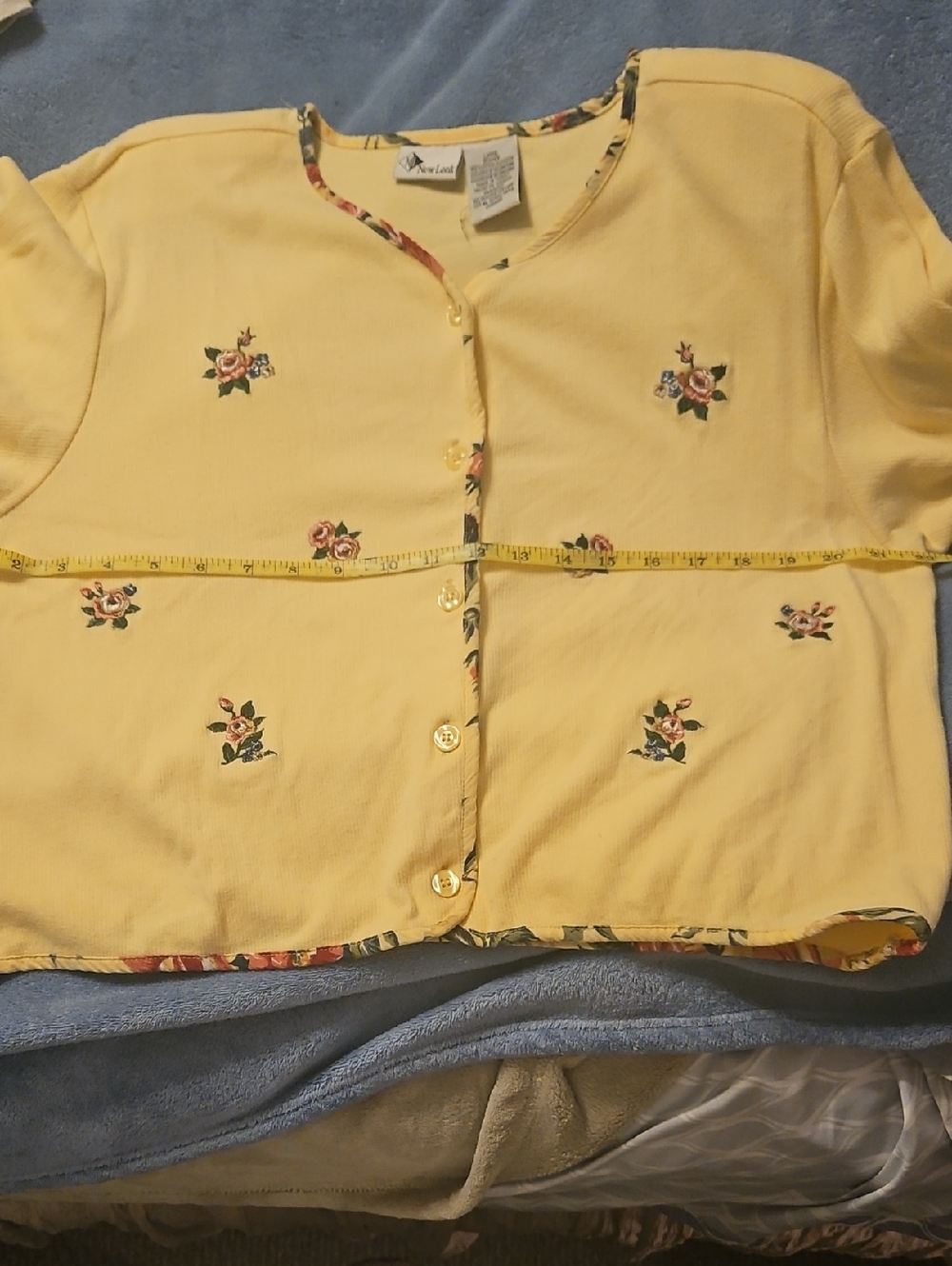 New Look Yellow Floral Top And Skirt - Picture 6 of 9